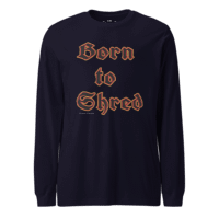 "Born to Shred" Långärmad T-shirt Front print